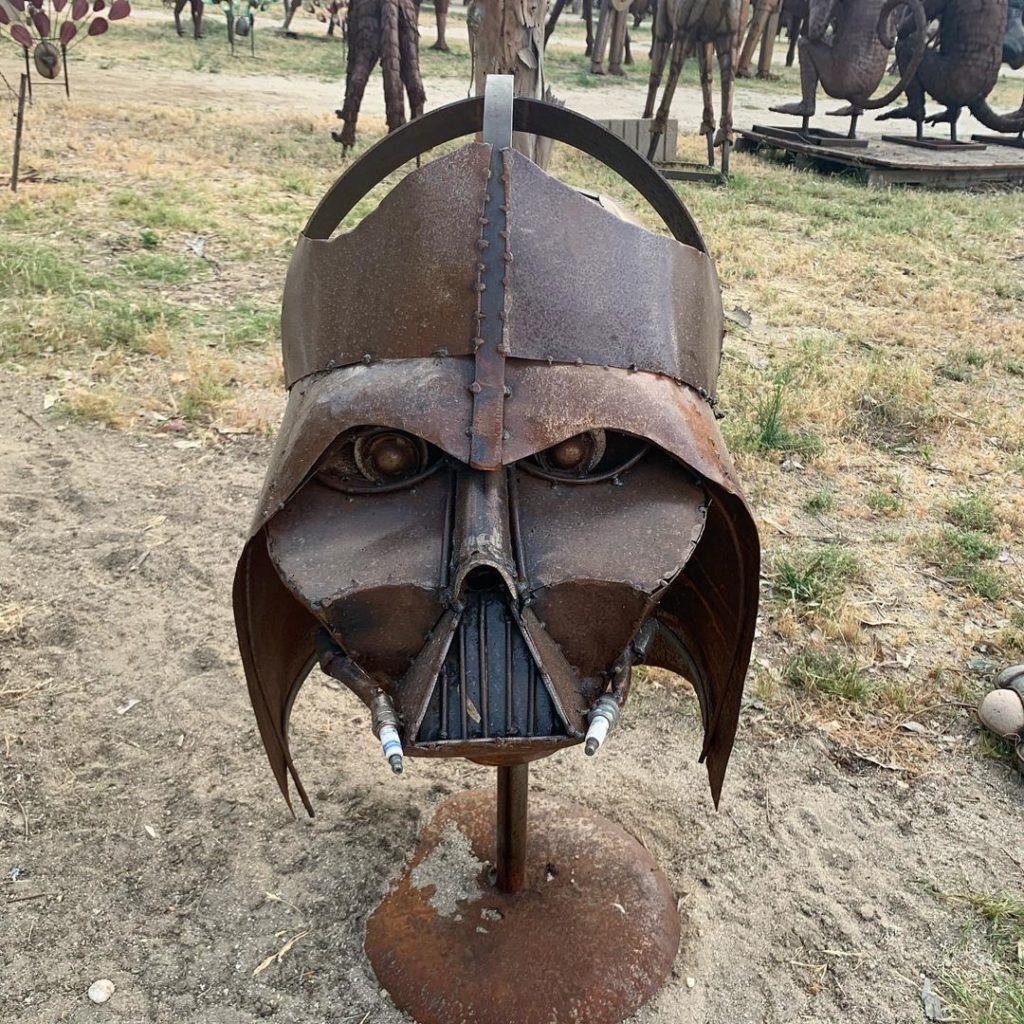 Darth Vader Helmet sculpture